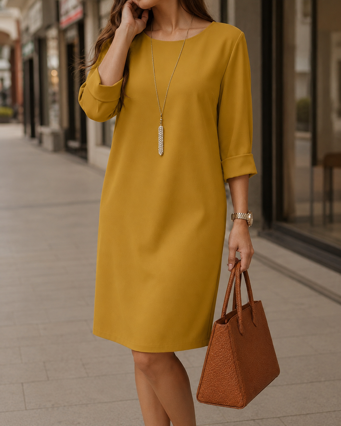 Silvia | Robe midi sculptante