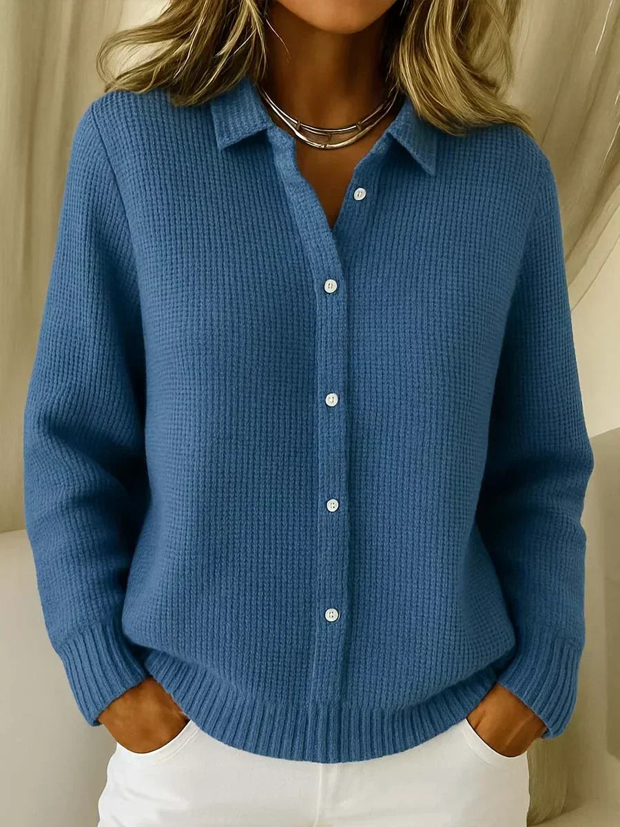 Catherine | Cardigan Maille Texturée Boutonné