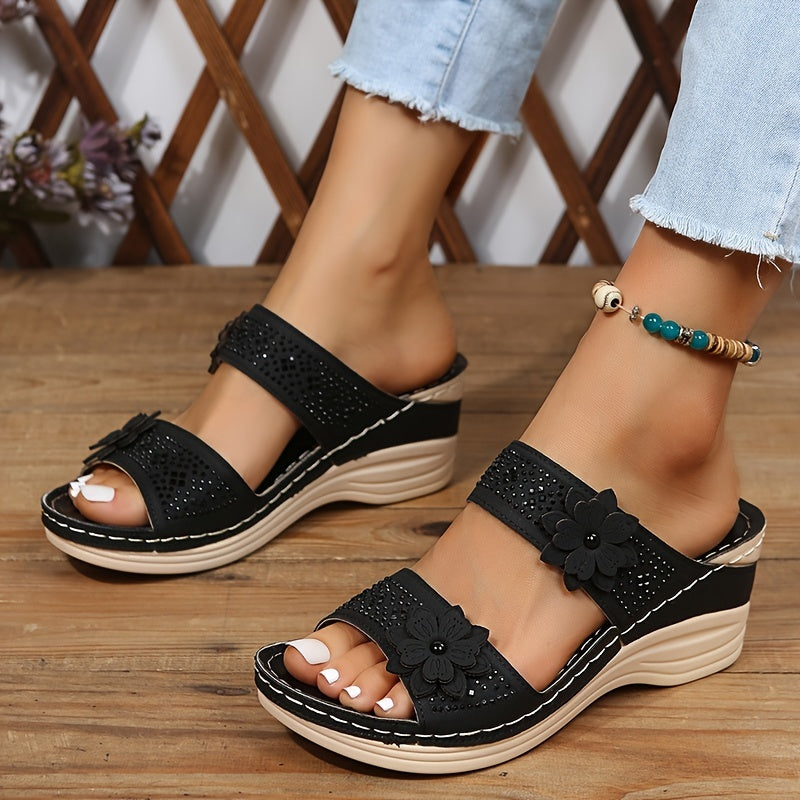 Rosalie | Sandales Confort Compensées