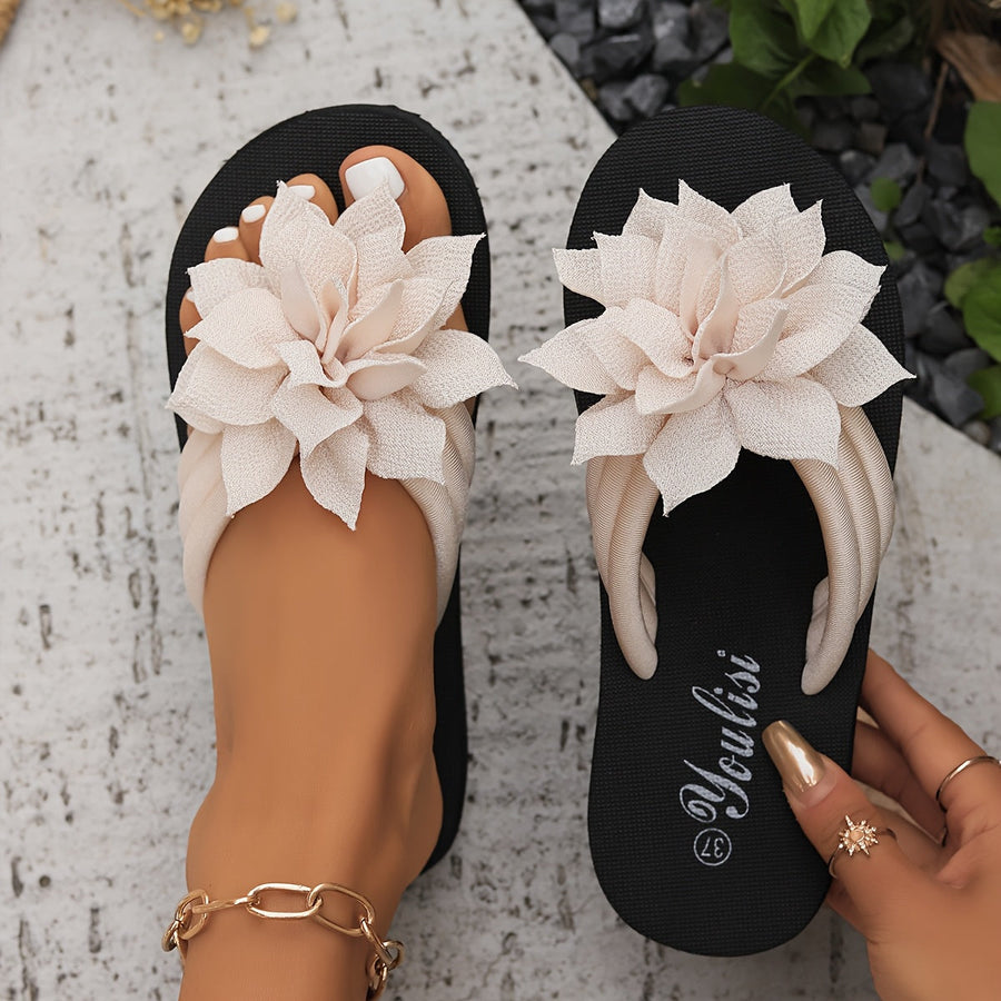 Livia | Sandales Fleur Élégante