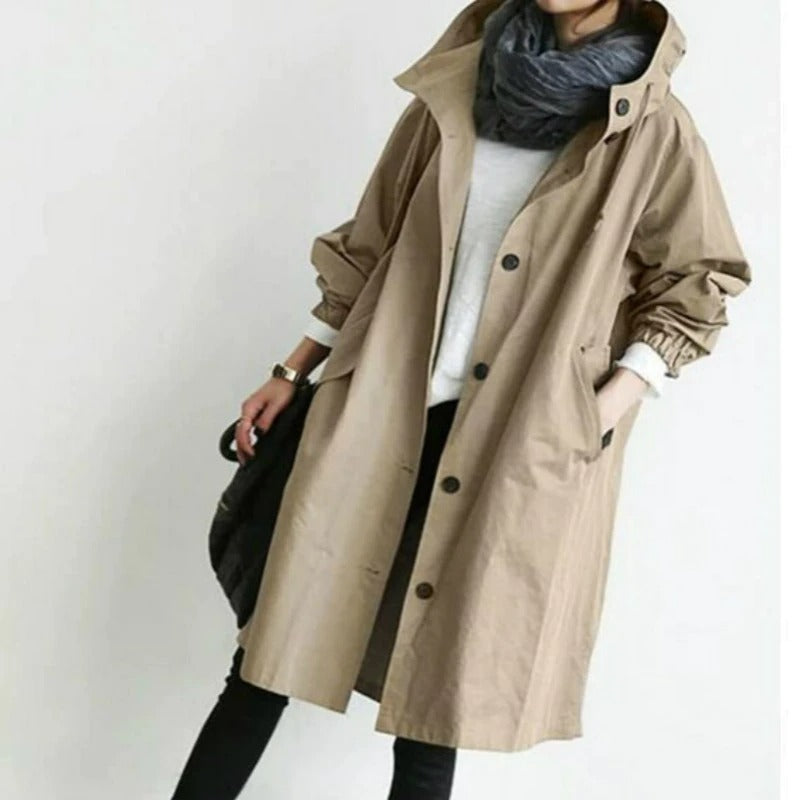 Mandy - Trench Coat Élégant Déperlant