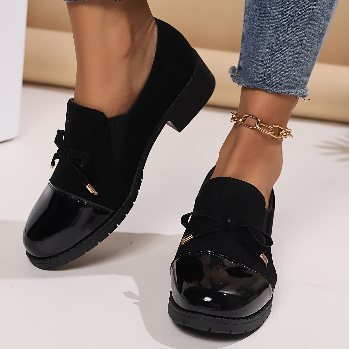 Camille | Mocassins Confort Bout Verni