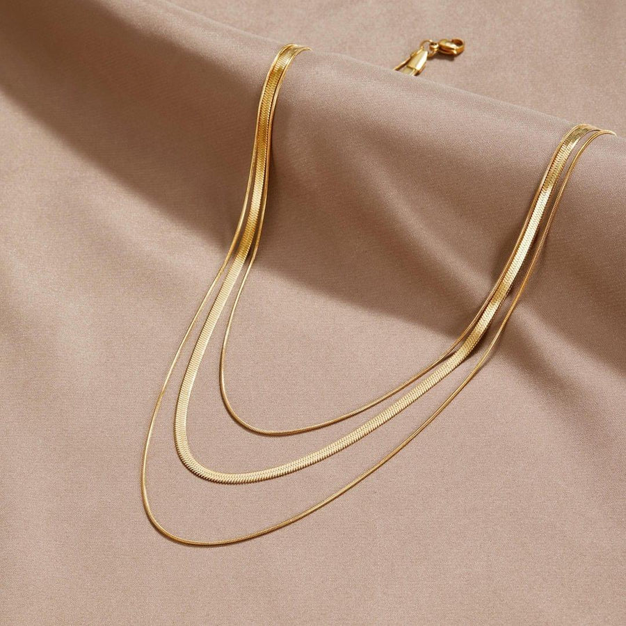 Esmée | Collier Multi-Couches en Or