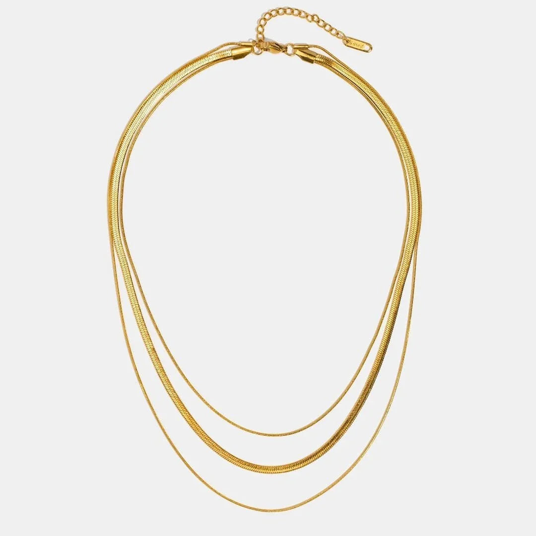 Esmée | Collier Multi-Couches en Or