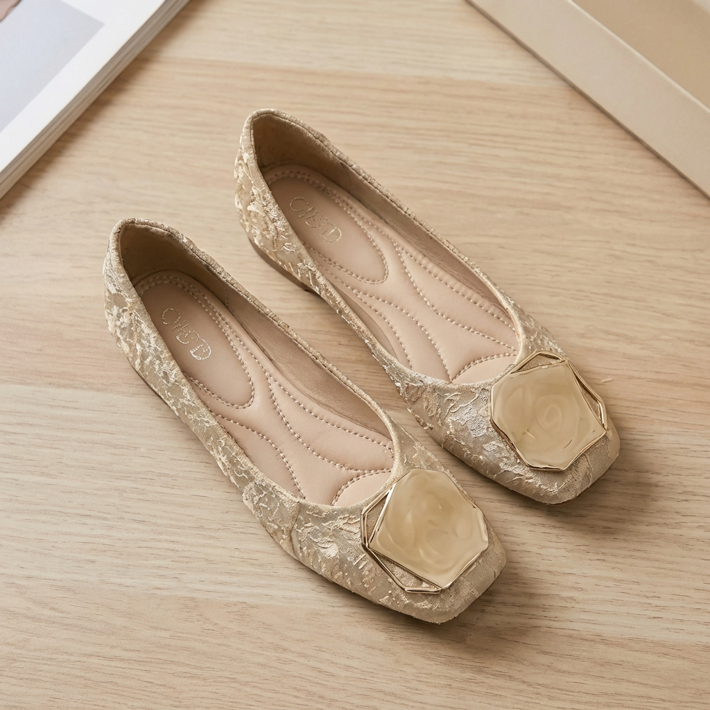 Nicole | Ballerines en Résille