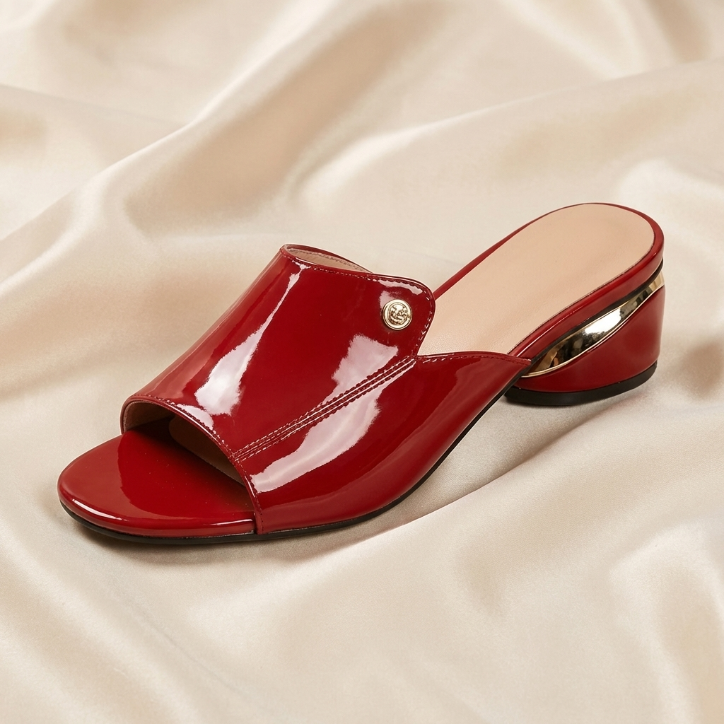 Sophie | Mules Vernies à Talon