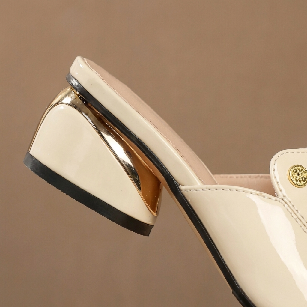 Sophie | Mules Vernies à Talon