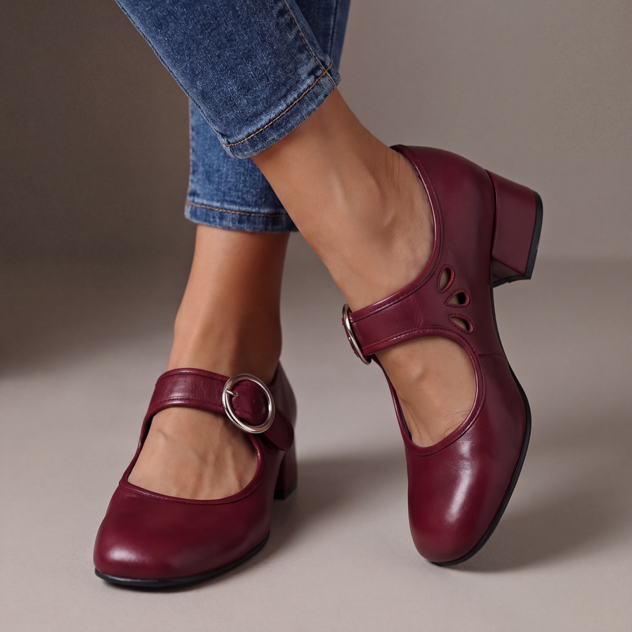 Nathalie | Babies en Cuir Souple