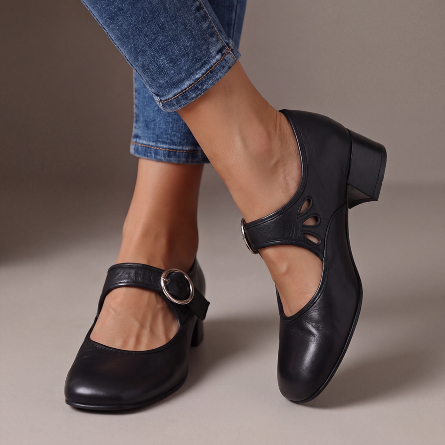Nathalie | Babies en Cuir Souple