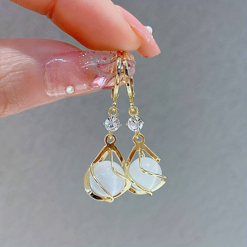 Églantine | Boucles d'Oreilles Pétales de Lune