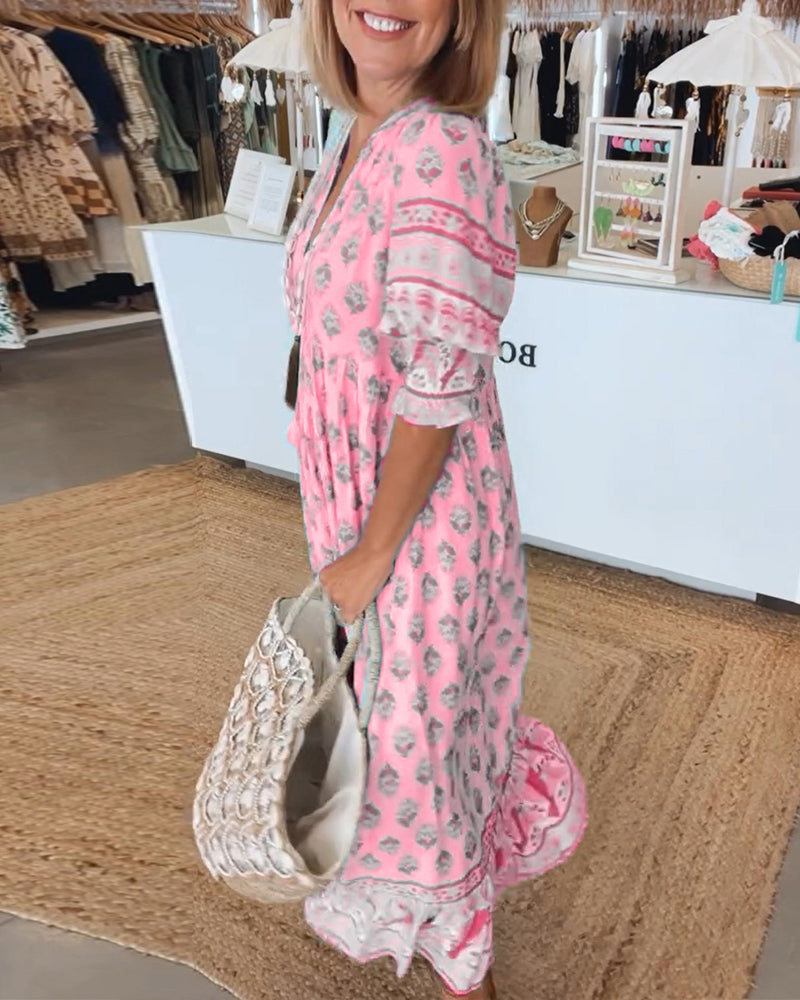 Isaline | Robe Bohème Fluide