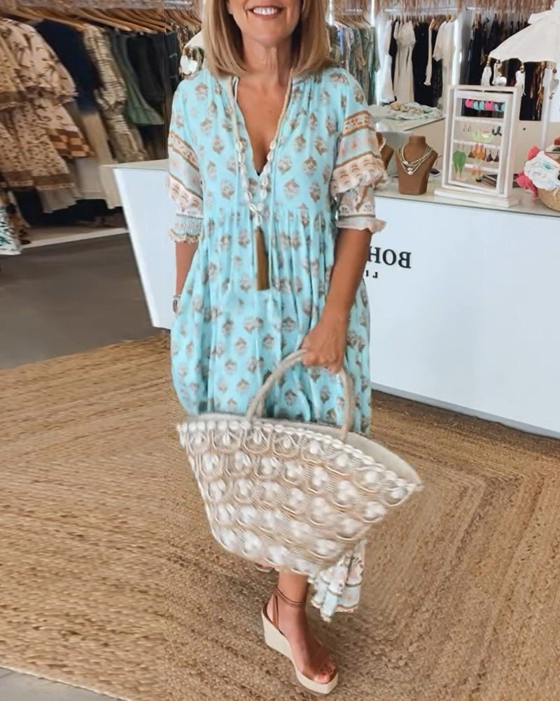 Isaline | Robe Bohème Fluide