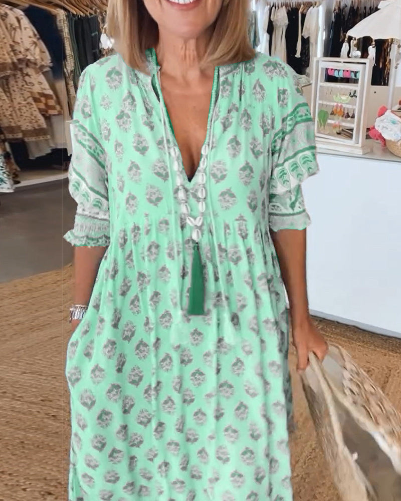 Isaline | Robe Bohème Fluide