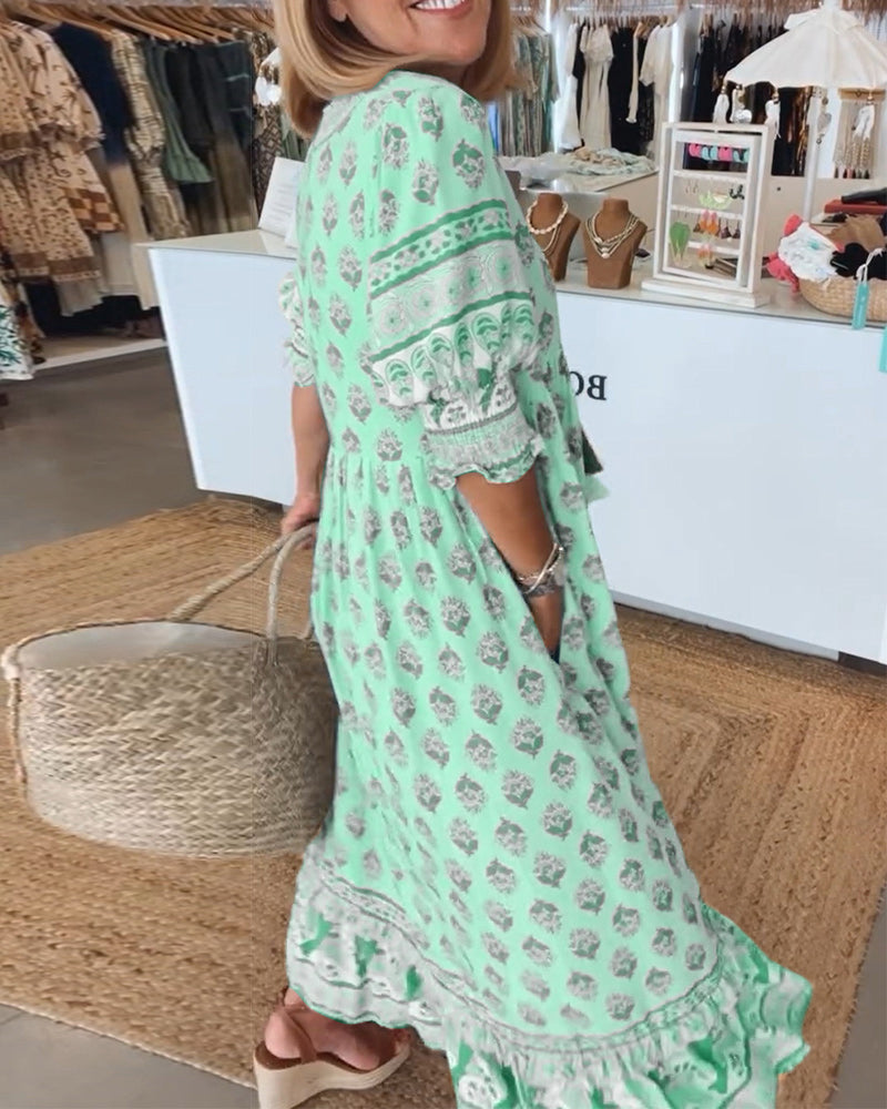 Isaline | Robe Bohème Fluide