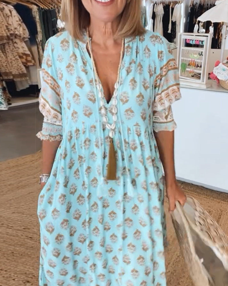 Isaline | Robe Bohème Fluide