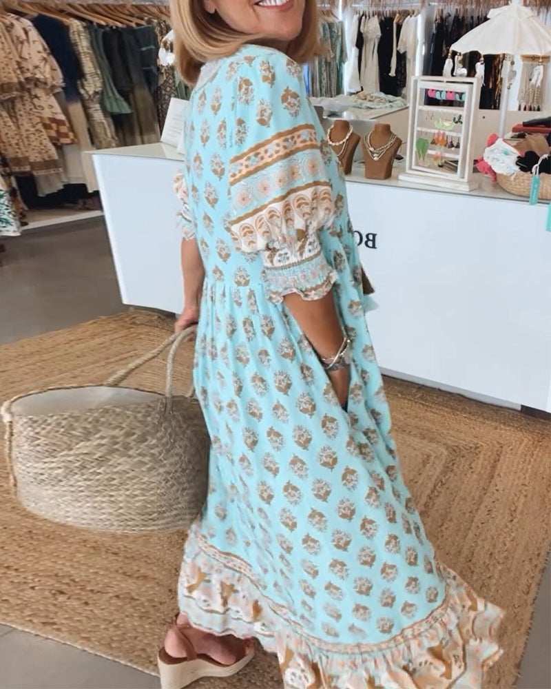 Isaline | Robe Bohème Fluide