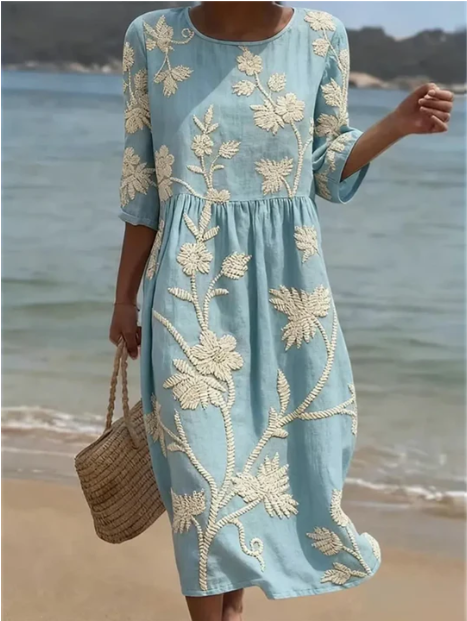 Anaïs | Robe Midi Élégante