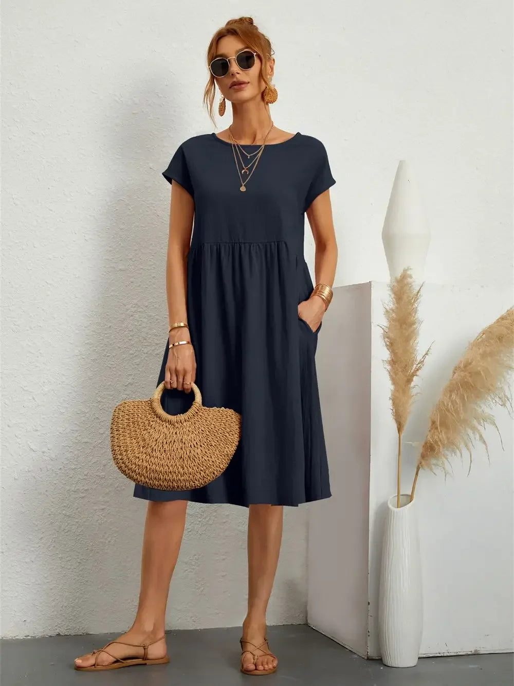 Sage | Robe Décontractée Chic