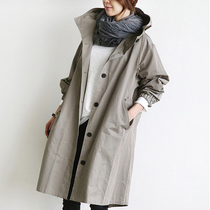 Mandy - Trench Coat Élégant Déperlant