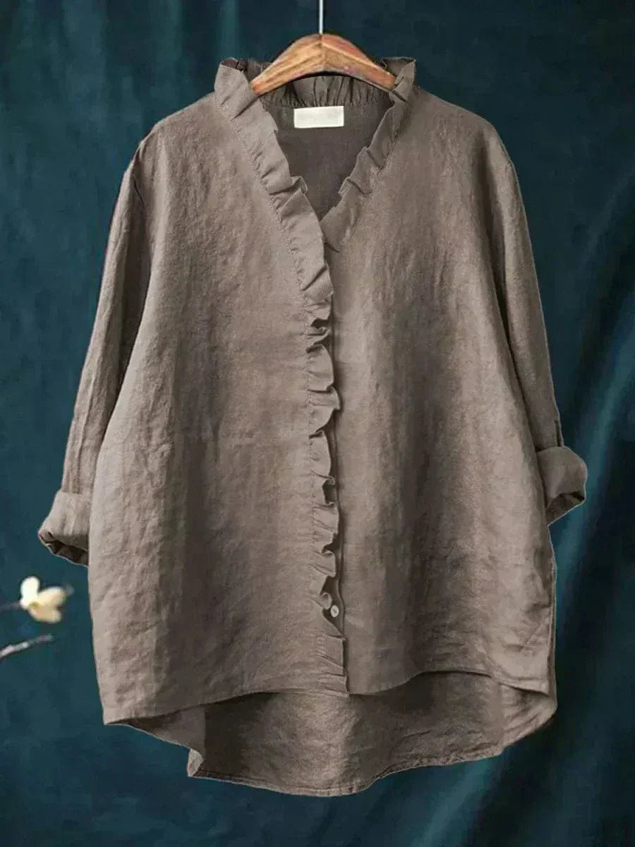 Célestine | Blouse Volants Délicate