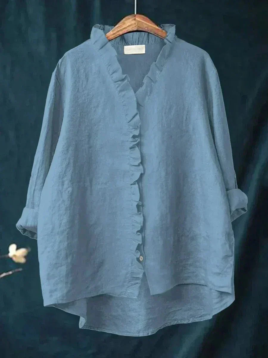 Célestine | Blouse Volants Délicate