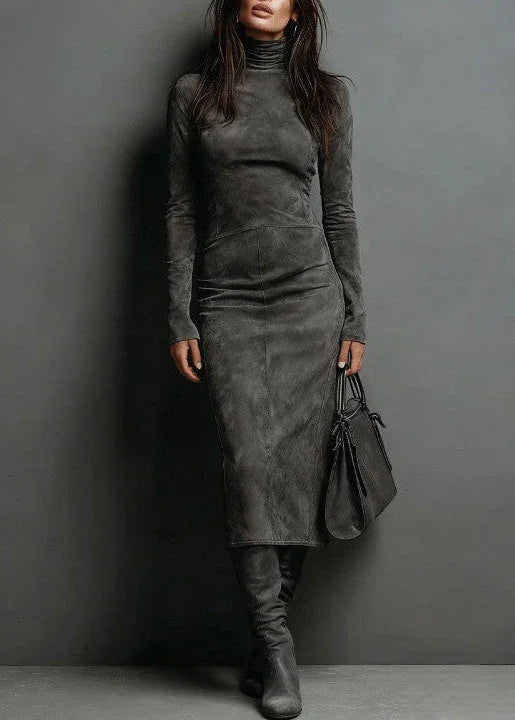 Sara | Robe Midi en Velours