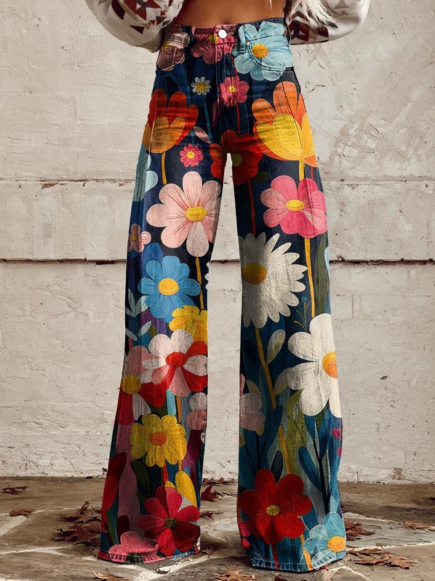 Anaëlle | Pantalon Fleuri