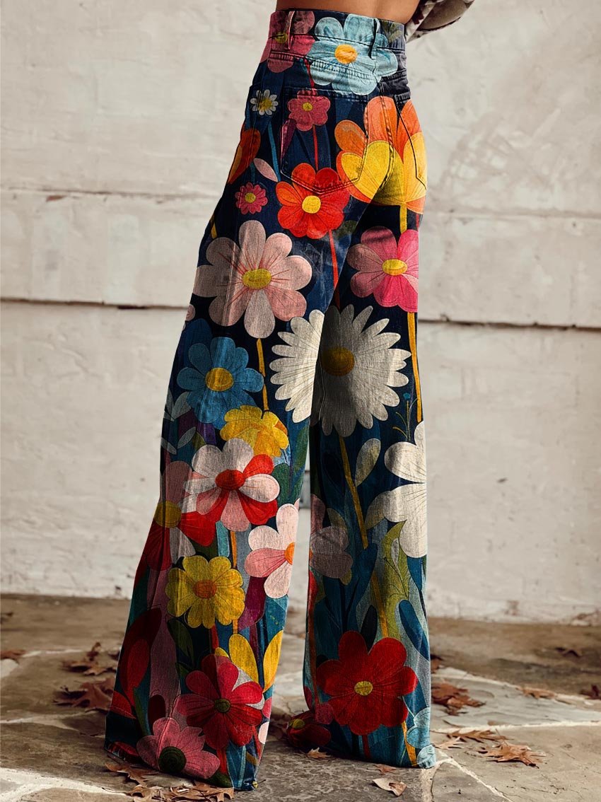 Anaëlle | Pantalon Fleuri