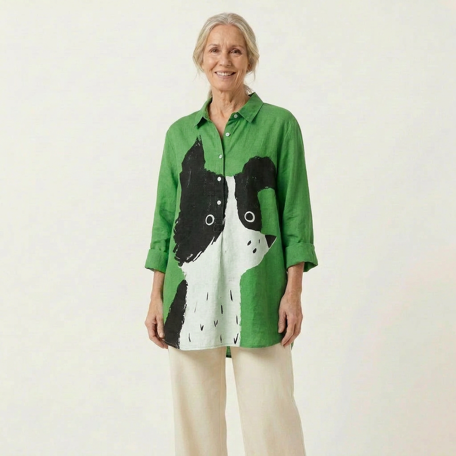 Floréane | Blouse Artistique Canin Pop