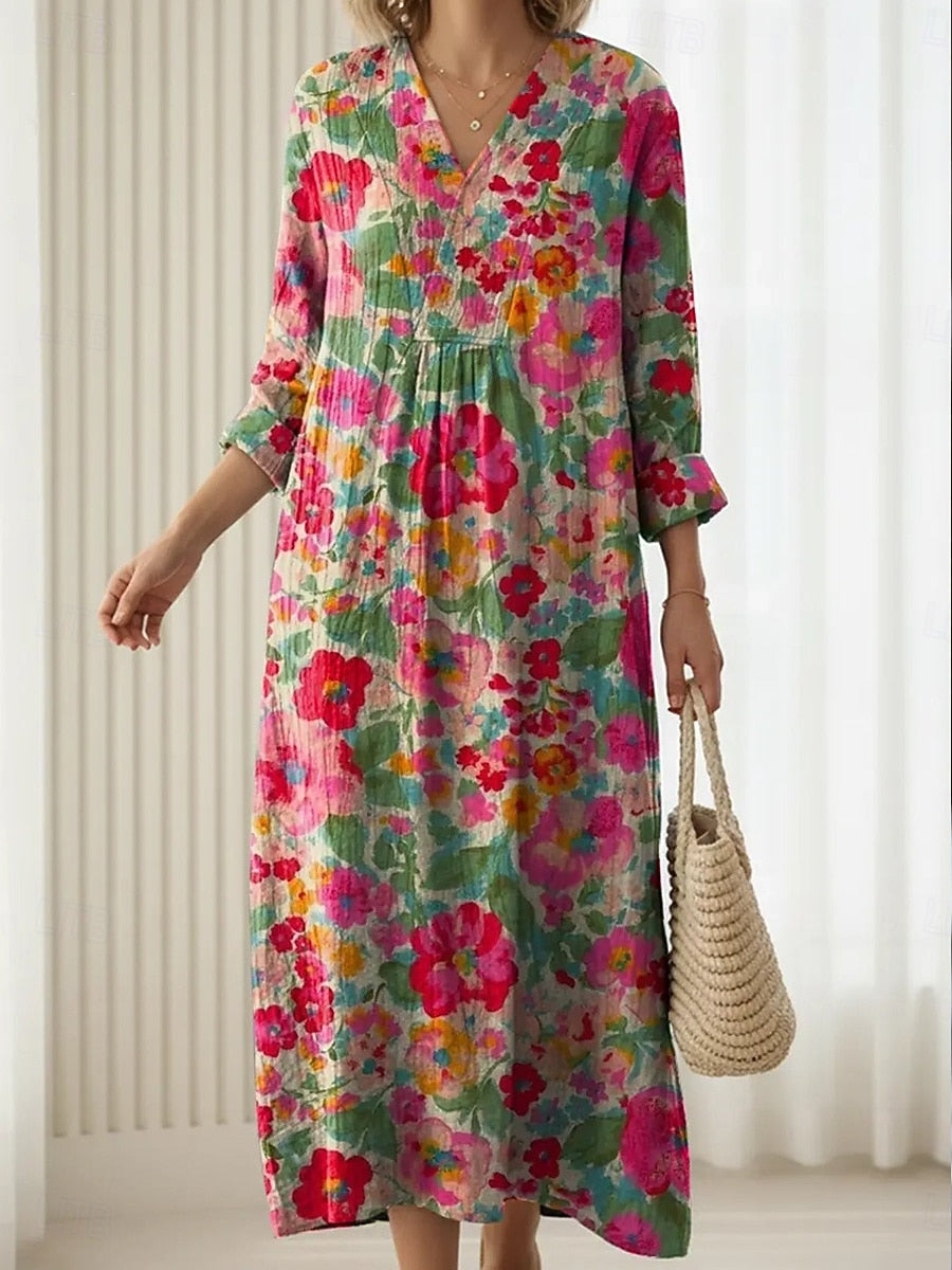 Roseline | Robe Imprimée Fleurie