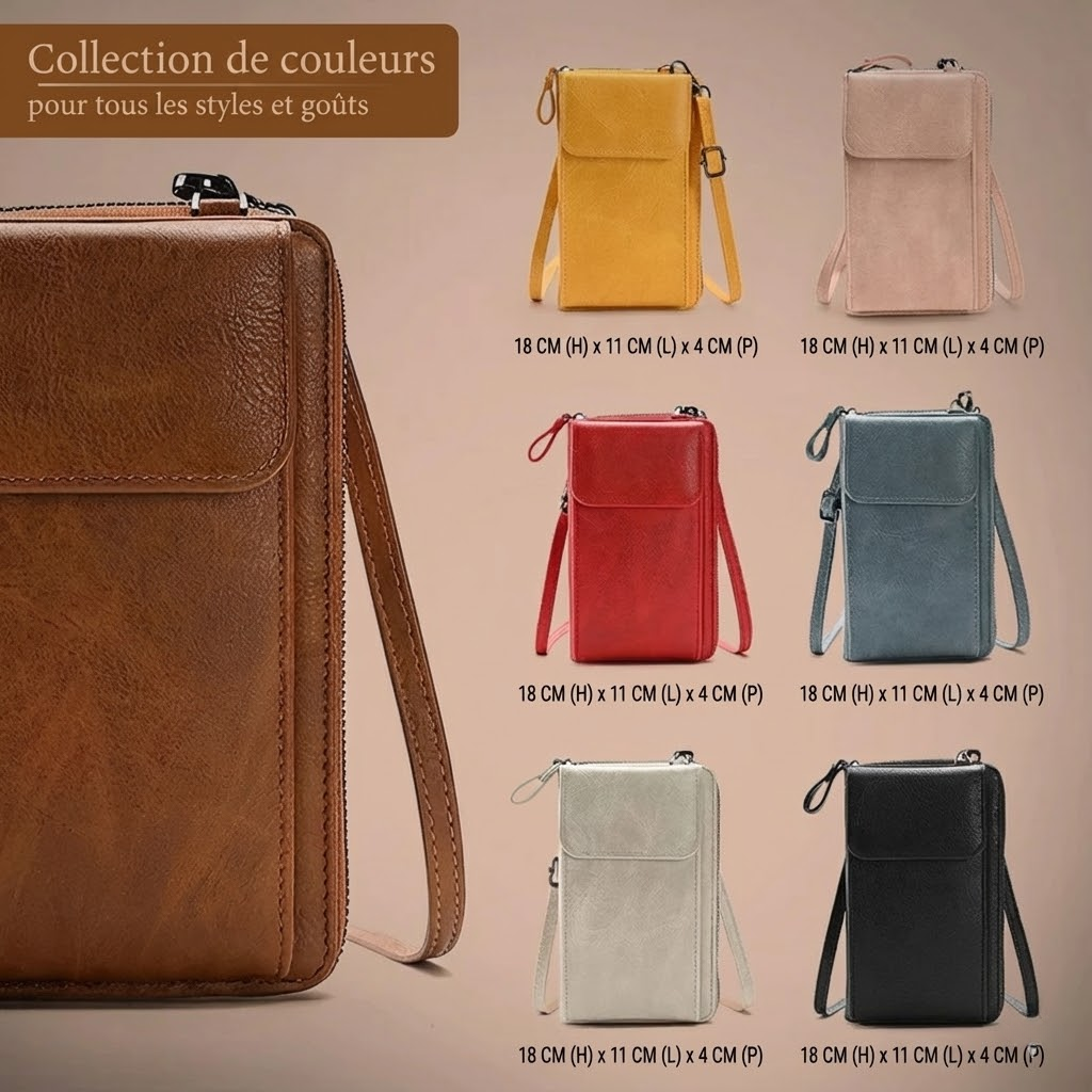 Noémie | Sac Bandoulière Compact Vintage