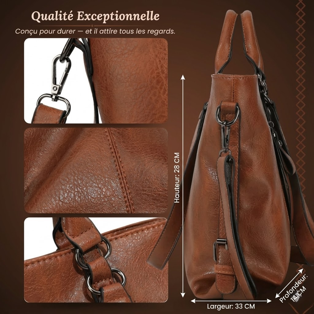 Hortense | Sac Cabas Structuré Élégant