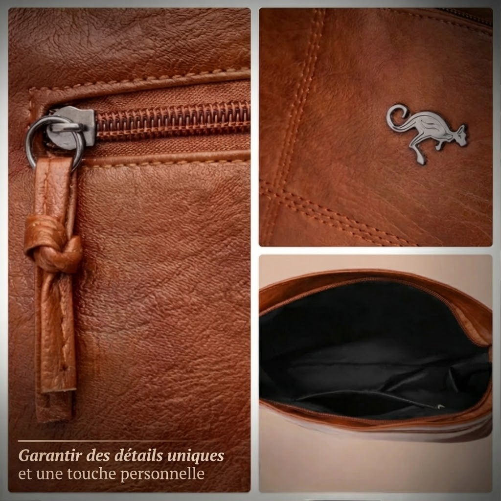 Manon | Sac Bandoulière Cuir Vintage Patchwork