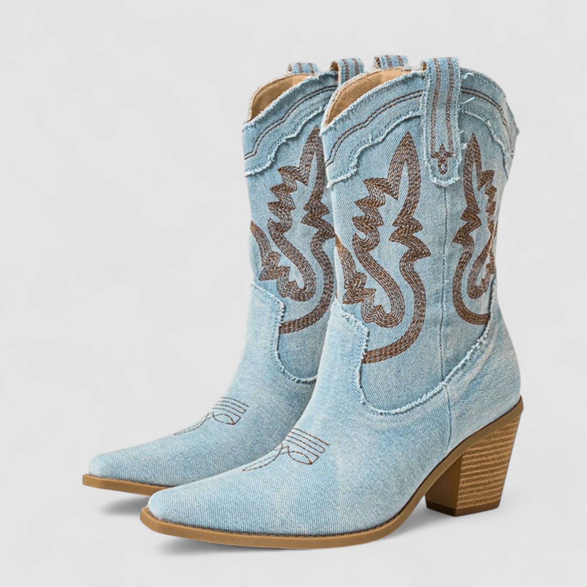 Selena | Bottines en Denim Orthopédique