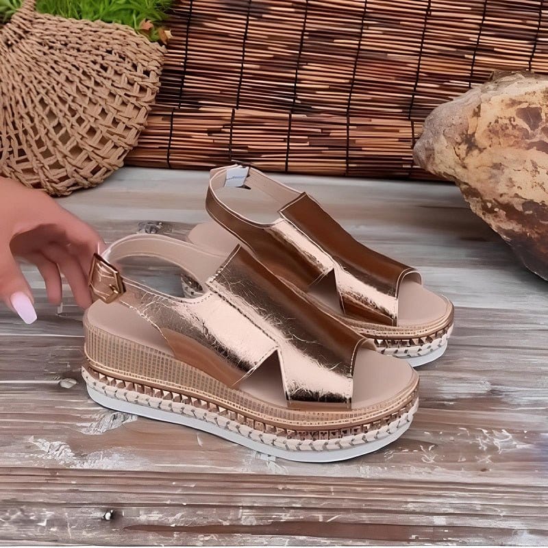 Baylie | Sandales Orthopédiques Compensées