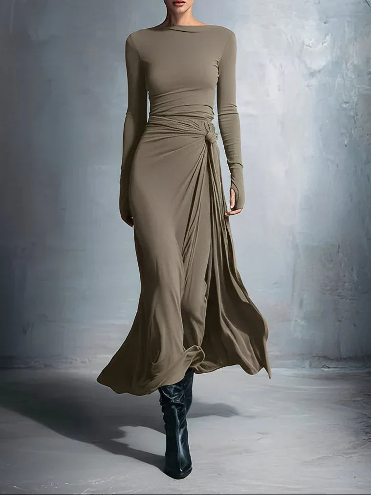 Renee | Robe Maxi Drapée