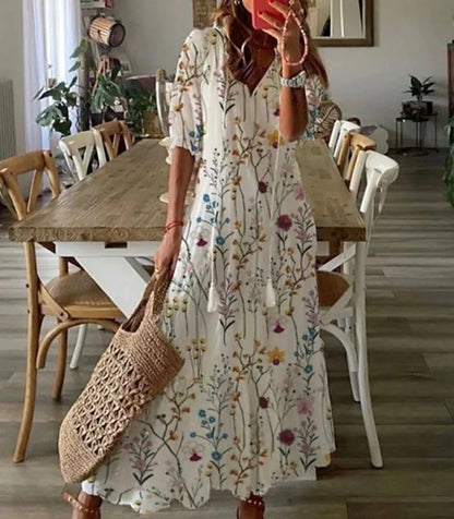 Michaela | Robe Maxi Bohème Chic