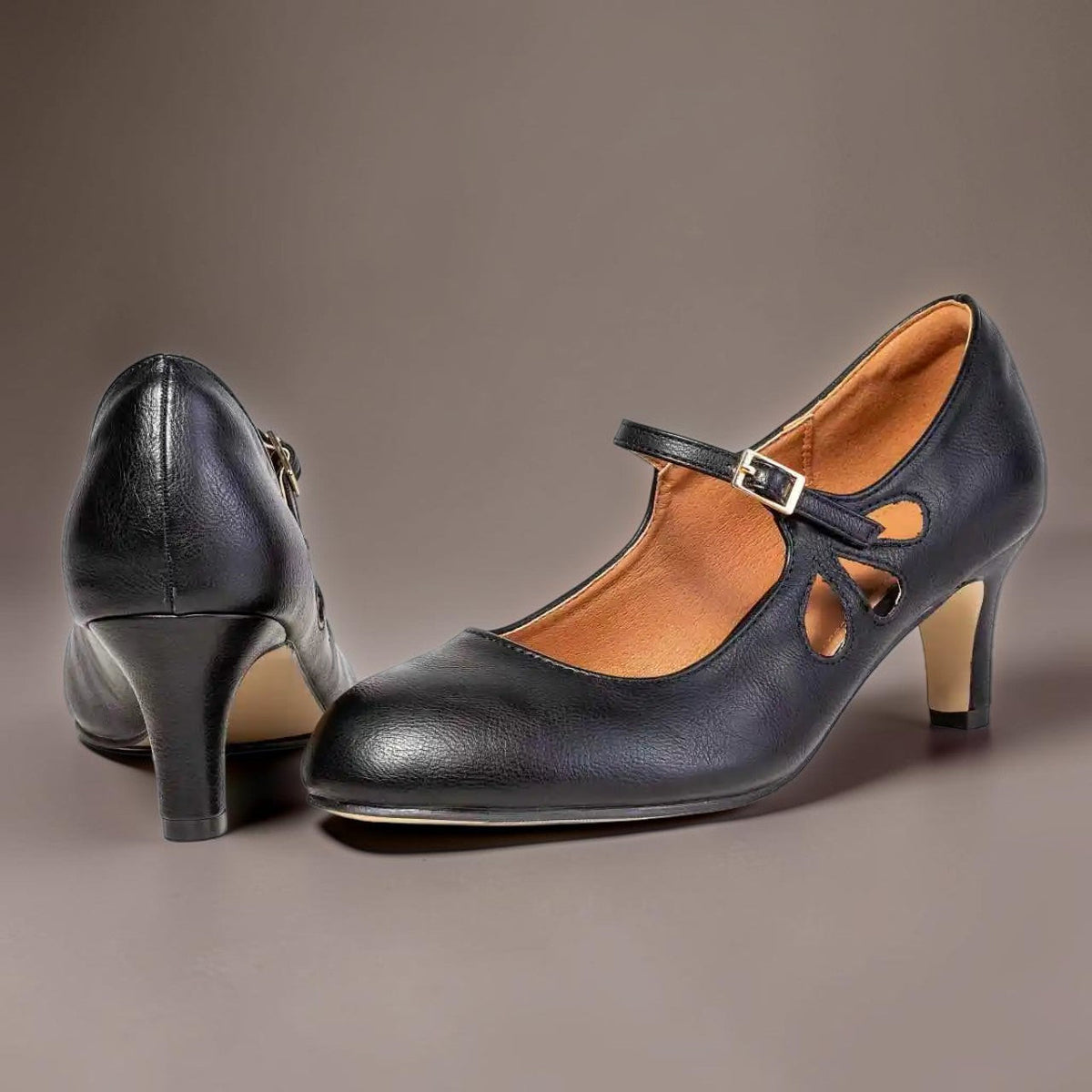 Sylvie | Escarpins Noirs Bout Fermé