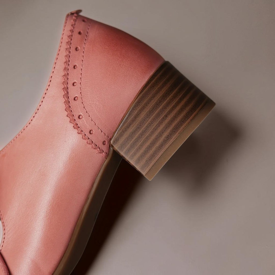 Amélie | Derbies Cuir Ciselé