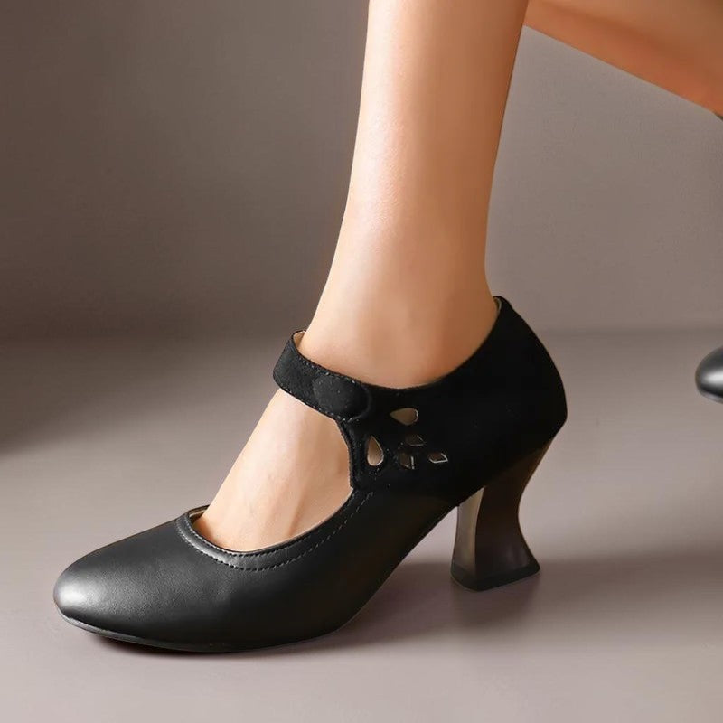 Camille | Escarpins Daim Bride Cheville