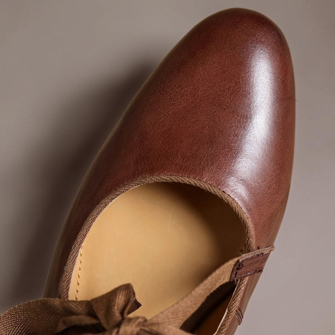 Sophie | Ballerines Cuir à Nœud