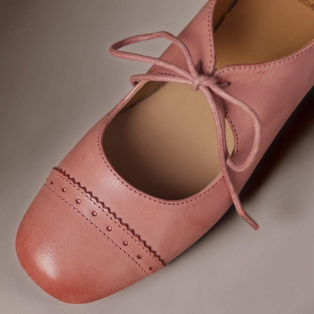 Amélie | Derbies Cuir Ciselé