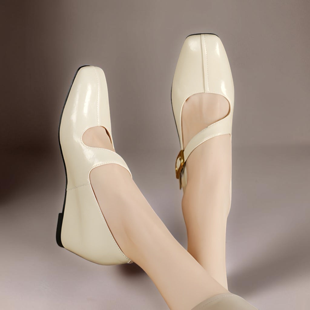 Michèle | Babies Cuir Bout Carré