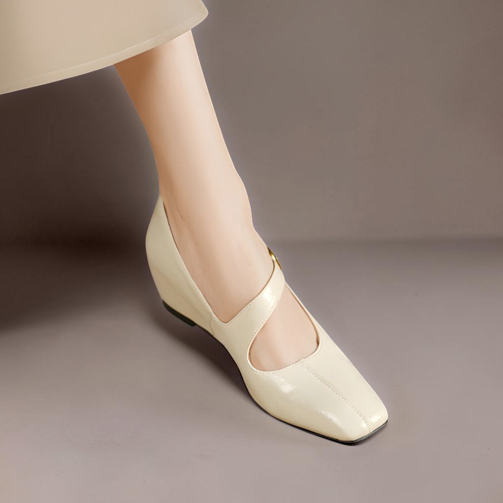 Michèle | Babies Cuir Bout Carré
