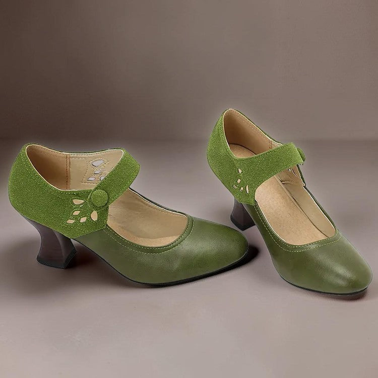 Aveline | Escarpins à Bride Boutonnée