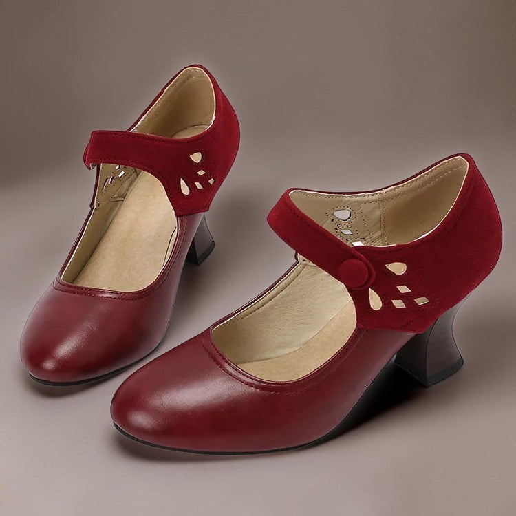 Aveline | Escarpins à Bride Boutonnée