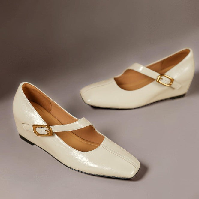 Michèle | Babies Cuir Bout Carré