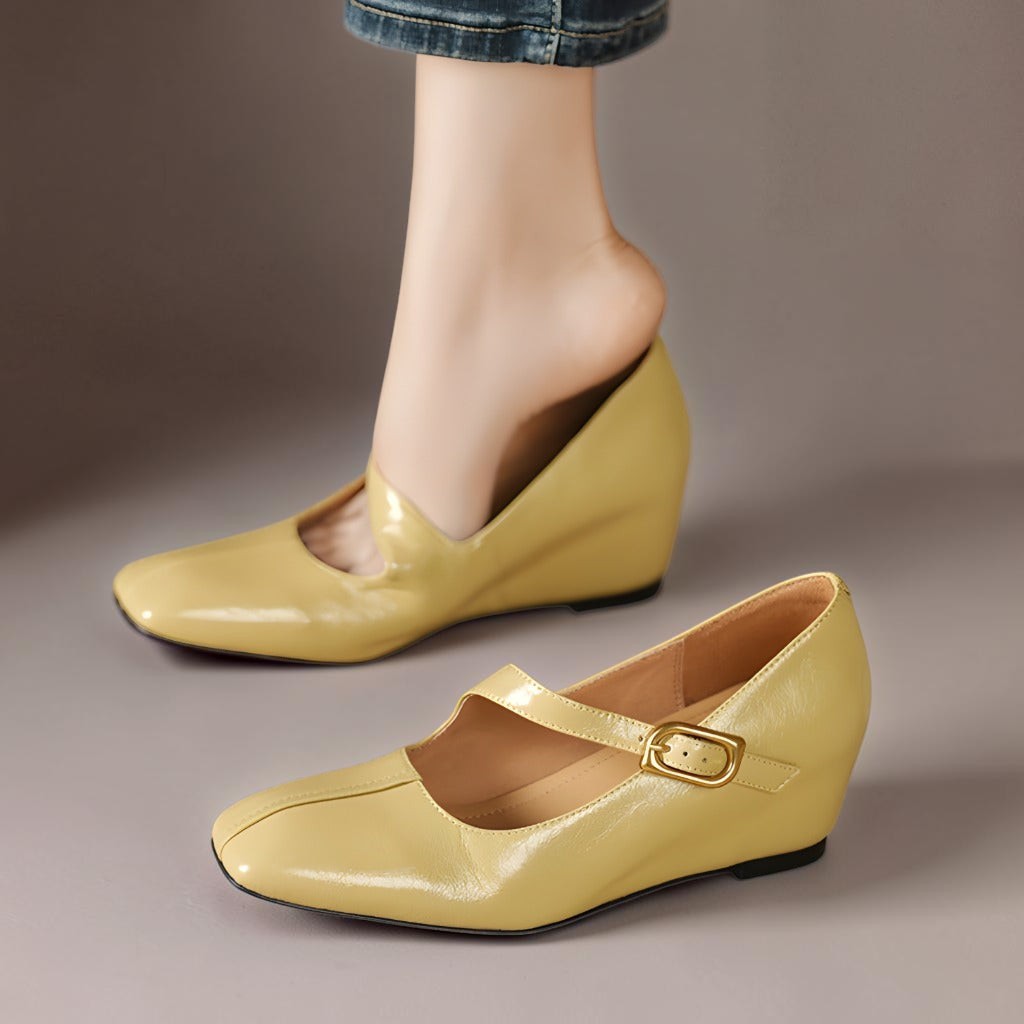 Michèle | Babies Cuir Bout Carré