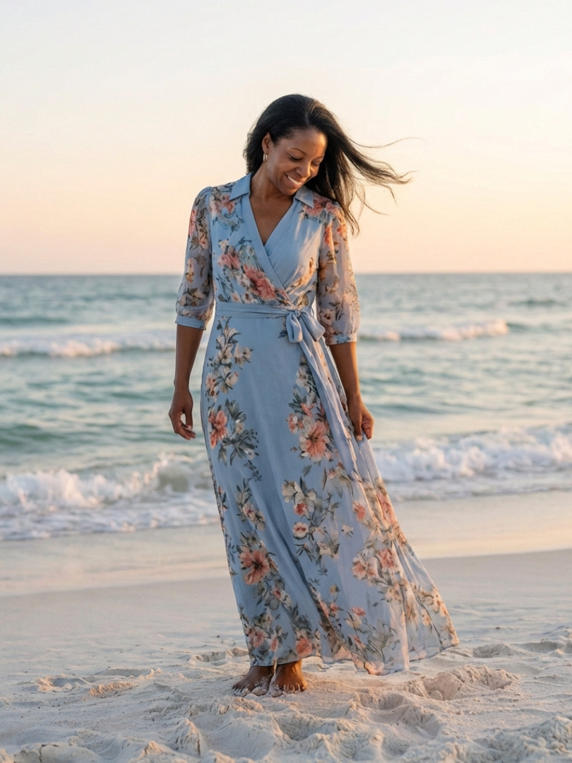 Elowen | Robe Maxi à Enveloppe