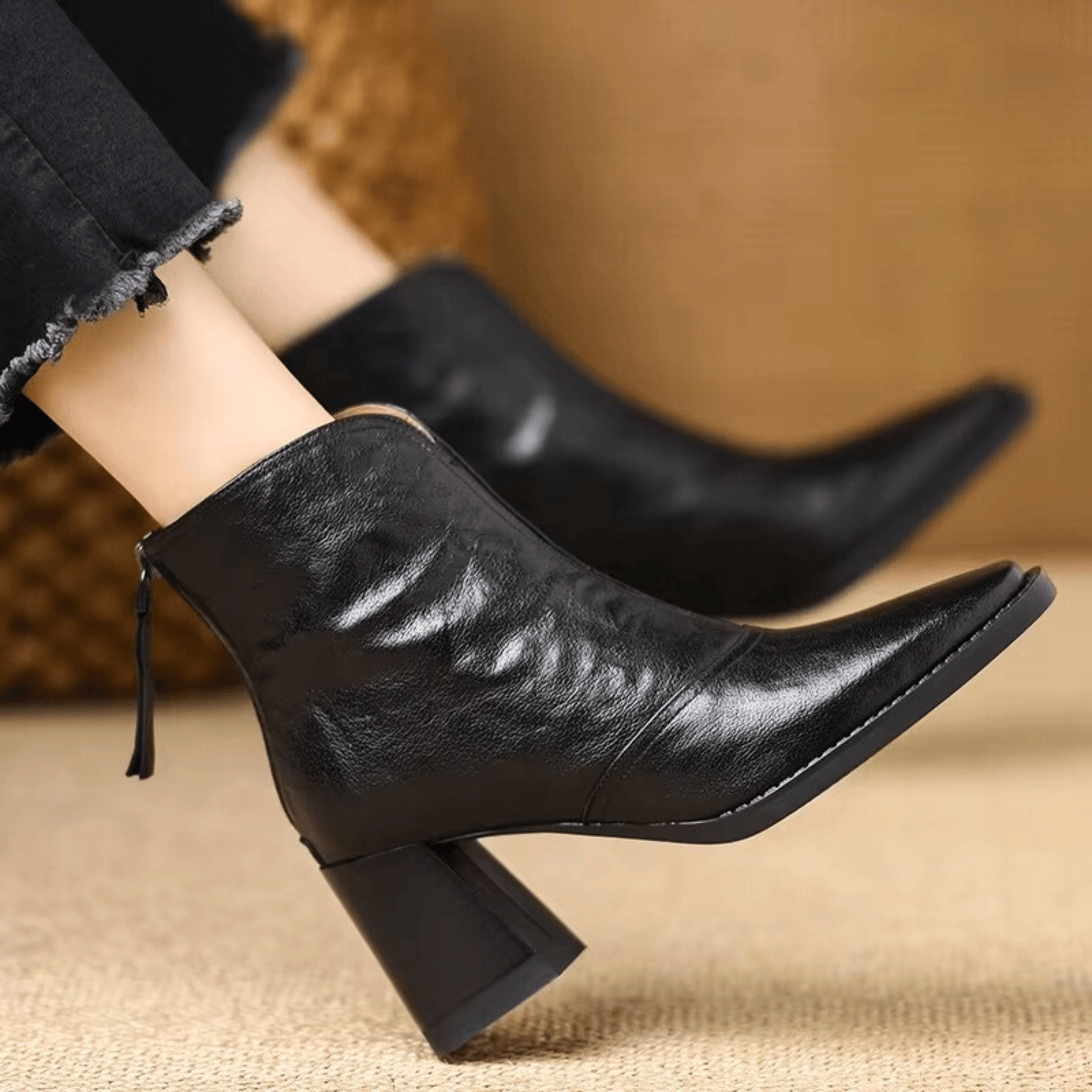 Valentine | Bottines Élégantes à Talon